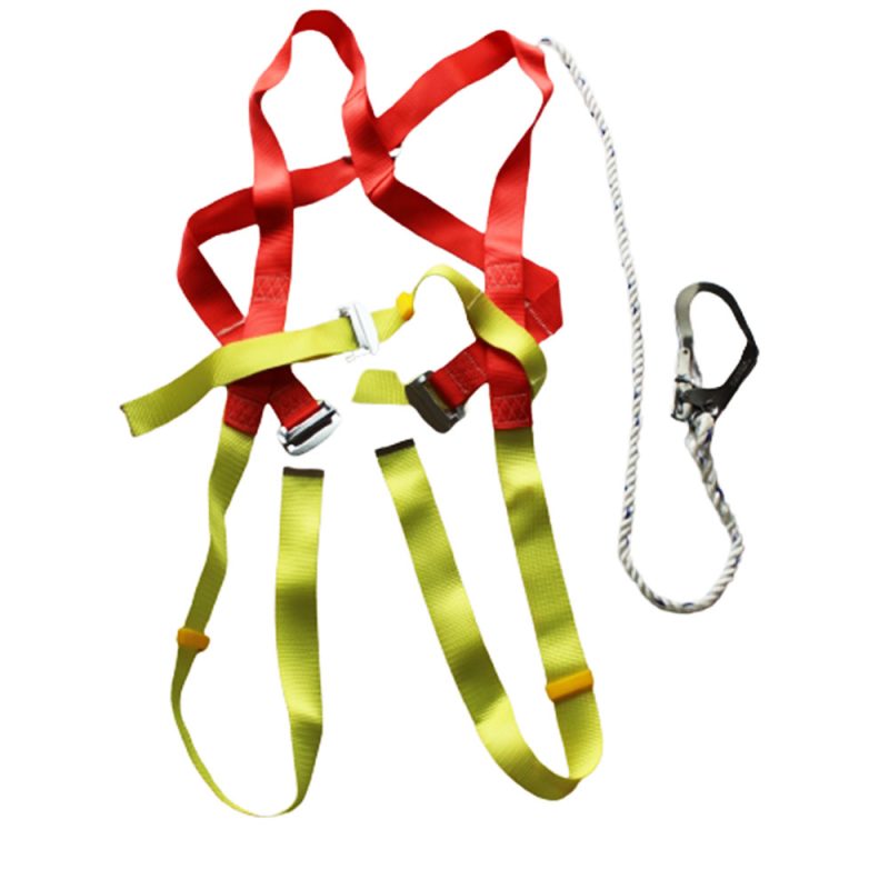 Full Body Safety Harness with Rope and Safety Hook